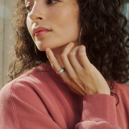 Oura Ring 5 Brushed Silver ( 40% off)