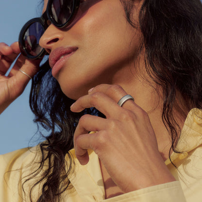 Oura Ring 5 Brushed Silver ( 40% off)